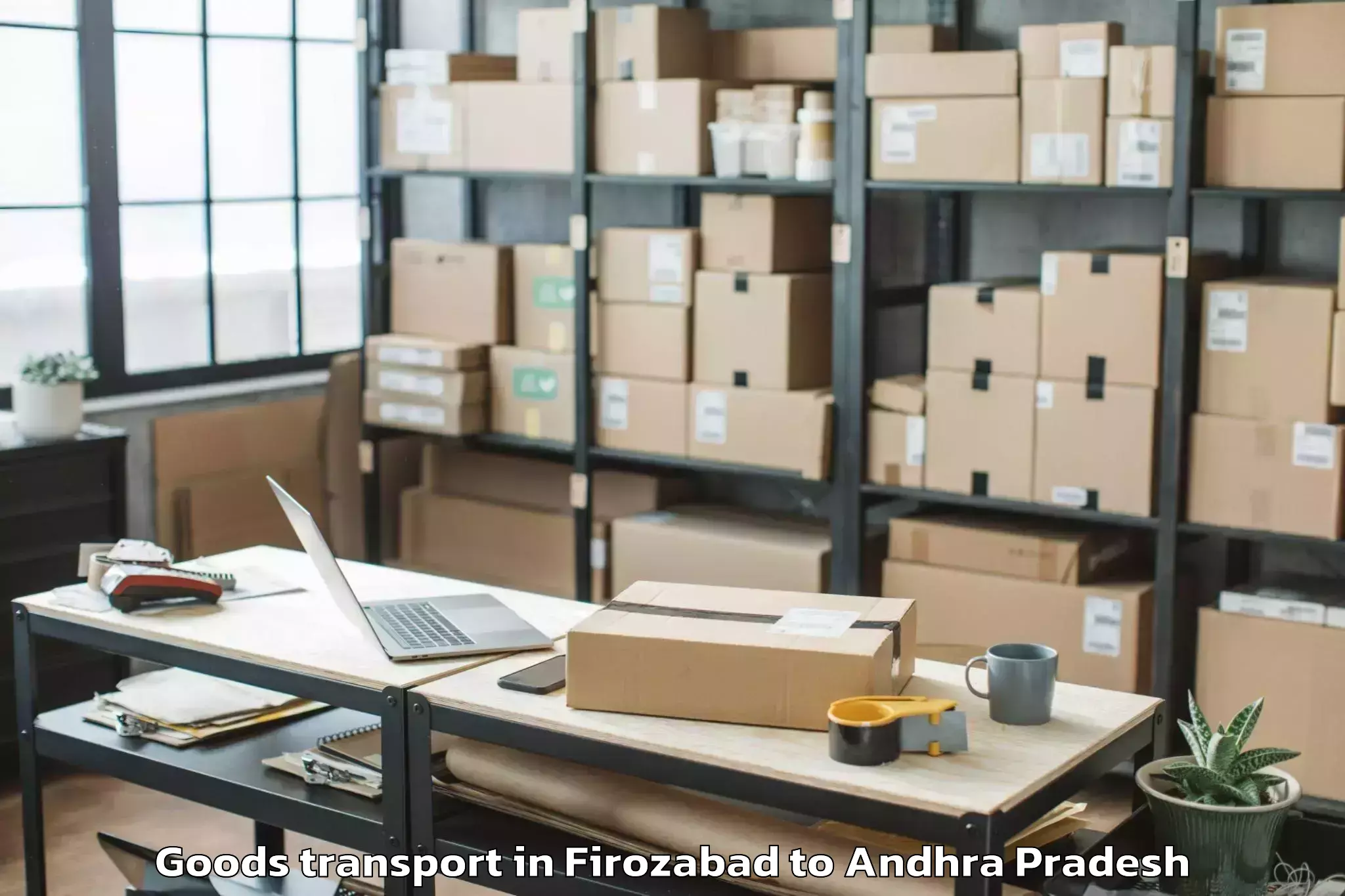 Expert Firozabad to Vatticherukuru Goods Transport